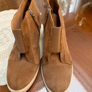 Brown Suede Booties/Sneakers